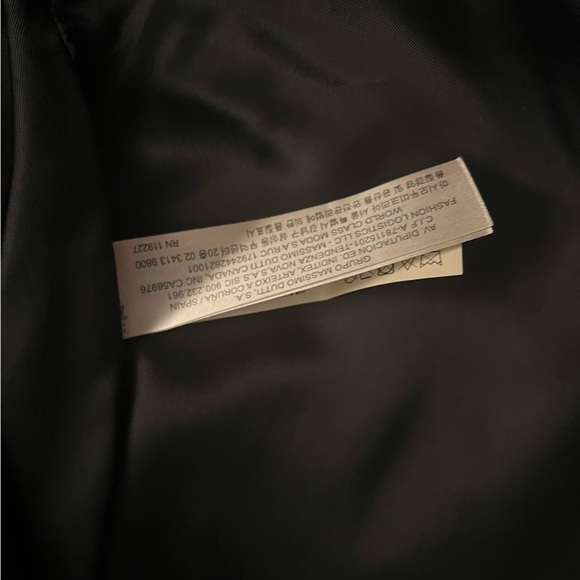 Massimo Dutti Black Leather Outerwear - Picture 4 of 5